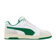 Vintage Slipstream Leren Sneaker Puma , Green , Heren