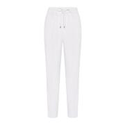 Kasjmier Trekkoordbroek Kiton , White , Dames