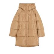 Kameel Weekend Parka met Gewatteerd Motief Max Mara Weekend , Brown , ...