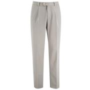 Op Maat Gemaakte Zachte Broek met Tailleband Brunello Cucinelli , Gray...