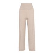 Relaxed Fit Melange Basisbroek InWear , Beige , Dames