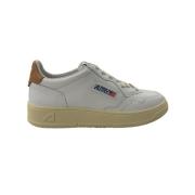 Witte vetersneakers met gewatteerde enkels Autry , White , Heren