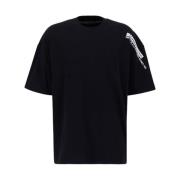 Katoenen T-shirt Alpha Industries , Black , Heren