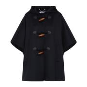 Blauwe Montgomery Cape Jas Max Mara , Blue , Dames