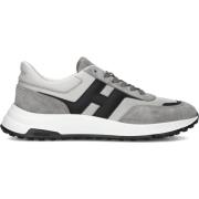 Heren Hyperlight Allac Sneakers Grijs Suède Hogan , Gray , Heren