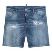 Korte Bermuda Shorts voor Mannen Dsquared2 , Blue , Heren