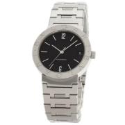 Pre-owned Glass watches Bvlgari Vintage , Black , Heren