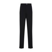 Zwarte Wollen Broek Stijlvolle Moderne Man Givenchy , Black , Heren