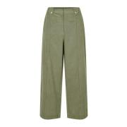 Ribfluwelen Broek Mapianora Vetiver Masai , Green , Dames