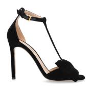 Fluwelen sandalen met hak Tom Ford , Black , Dames