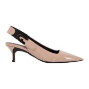 Slingback van Lakleer met Arch Logo Furla , Pink , Dames