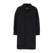 Heren Cappotto Enkellange Jas Maison Margiela , Black , Heren