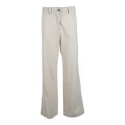 Monochrome Broek met Polyester Mix Marella , Beige , Dames