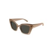 Nude Grey Zonnebril SL 552 Saint Laurent , Brown , Dames