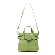 Groene Bucket Bag met Decoratieve Riem Coccinelle , Green , Dames