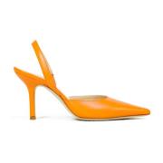 Nappa of Paillettes Slingback Schoenen Prosperine , Orange , Dames