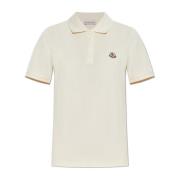 Polo met kraag Moncler , Beige , Dames