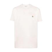 Klassieke Orb Wit T-Shirt Vivienne Westwood , White , Heren