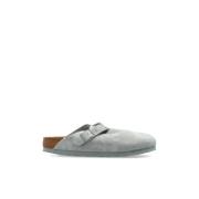 Boston BS Slides Birkenstock , Gray , Dames