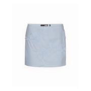 Blauwe Katoenen Rok Regular Fit Rotate Birger Christensen , Blue , Dam...