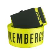 Gele Polyester Herenriem Bikkembergs , Yellow , Heren