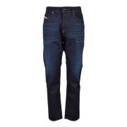 Stretchy Katoenmix Jeans Diesel , Blue , Heren