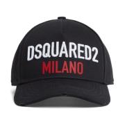 Mode Sjaals Collectie Dsquared2 , Black , Heren