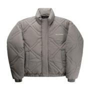 Nylon Puffer Jacket Daily Paper , Gray , Heren