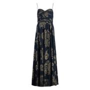 Jacquard stofjurk Ralph Lauren , Blue , Dames