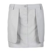 Katoen Canapa Rok Patrizia Pepe , Gray , Dames