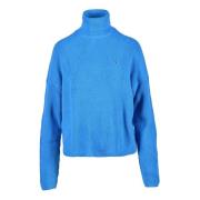 Katoenen Gebreide Trui Tommy Hilfiger , Blue , Dames