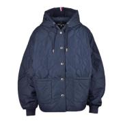 Pufferjas met polyester vulling Tommy Hilfiger , Blue , Dames