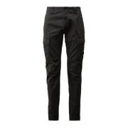 Ergonomische Lens Cargo Broek C.p. Company , Black , Heren