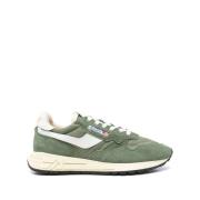 Groene Sneakers Veters Rubberen Zool Autry , Green , Heren