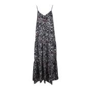 Maxi Jurk Attic and Barn , Black , Dames