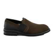 Leren Schoenen - Rubberen Zool Testoni , Brown , Heren