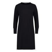 Elegante Gebreide Jurk met Ronde Halslijn Betty Barclay , Black , Dame...