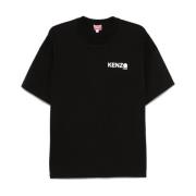 Zwart Crew Neck T-shirt Kenzo , Black , Heren