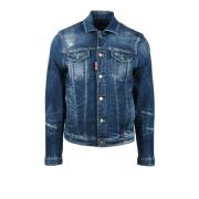 Stijlvolle katoenmix buitenkleding Dsquared2 , Blue , Heren