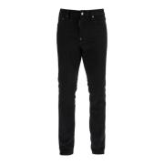 Zwarte Katoenen Slim Fit Jeans Dsquared2 , Black , Heren