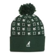 Middeleeuwse Nostalgie Pom Pom Beanie Groen Kangol , Green , Unisex