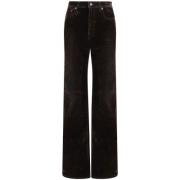 Flocked Brown Jane Jean R13 , Black , Dames