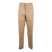 Katoenen Casual Broek Replay , Brown , Dames