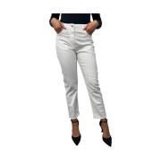 Witte Jeans met Katoen en Elastaan Seventy , White , Dames