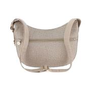 Iconische Luna Tas Zand Borbonese , Beige , Dames