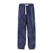 Blauwe nylon joggers, Stijlvol model Jil Sander , Blue , Heren