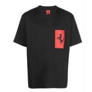 T-Shirts Ferrari , Black , Heren