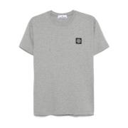 Grijze T-shirts en Polos Stone Island , Gray , Heren