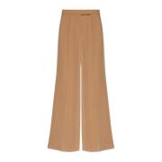 Geplooide broek Ninfa Max Mara , Brown , Dames