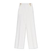 Geplooide broek Polonia Max Mara , White , Dames